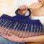 Pair of Triangular Wooden Bag Handles - Natural