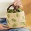 Pair of semicircular Wooden Bag Handles - Natural