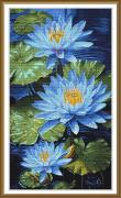 Blue lotuses