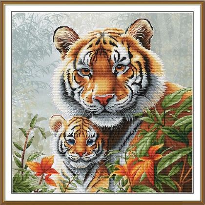 Tigress with cub