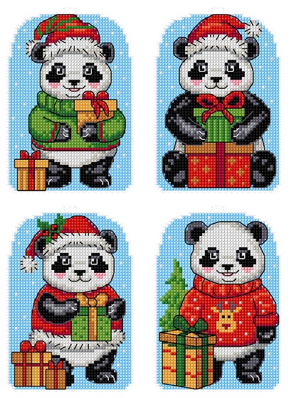 Christmas Panda (4)