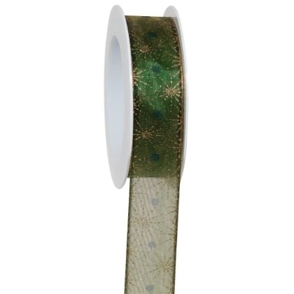 Ribbon - Ice Crystal - Green (6 mt)