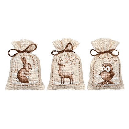 Potpourri bags: Winter animals (3)