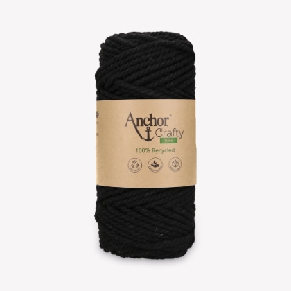 Anchor Crafty Fine - Black 00120