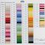 Cordonnet - Special Lace Thread Shade Card (DMC 151-19)