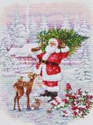 Santa With Tree