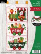 Felt Wall Hanging Applique Kit - Jolly Trolley