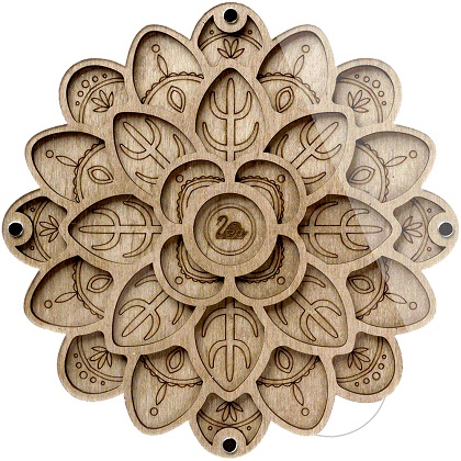 Bead Organizer Box – Floral Mandala 2