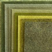 Felt Pack Velours Emeraude 15x15cm.