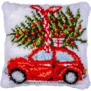 Cushion - Christmas car