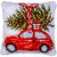Cushion - Christmas car