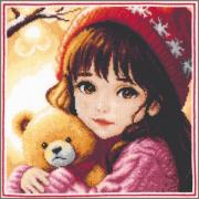 Girl with bear