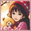 Girl with bear