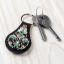 Key ring - Blue Flower