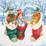 Snowy Kittens