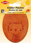 Velour Imitation Leather Patches - Tiger
