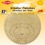 Velour Imitation Leather Patches - Lion