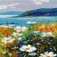 Cliff with Flowers (Tatjana Ustijantseva)