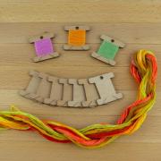 Wooden Thread Bobbins - Basic (50)
