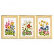 Miniature Field flowers - set of 3