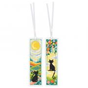 Bookmark - 2 Cats in the garden (2)