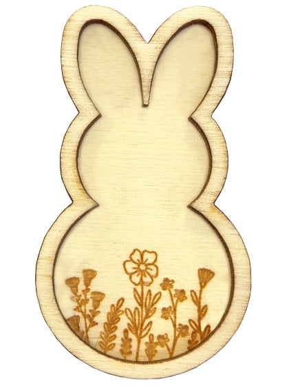 Wooden Bunny Needle Minder