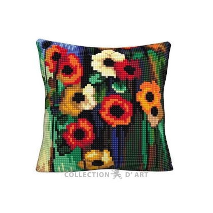 Cushion - Colorful Floral Pattern - Wildflowers