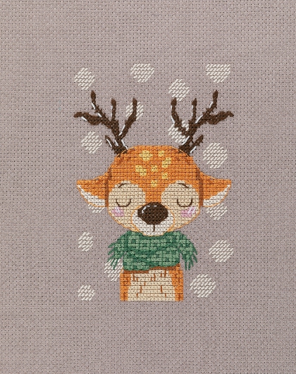 Deer in a Scarf