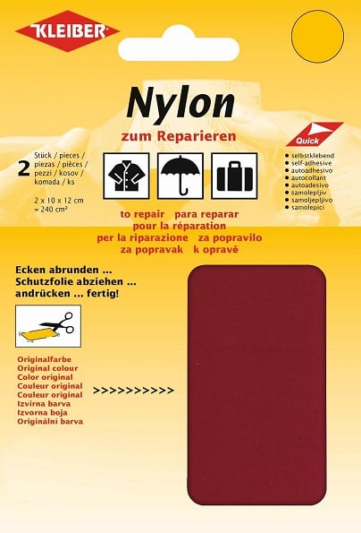 Nylon Patch - Dark Red
