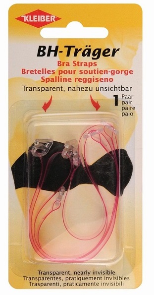 Bra Straps - Transparent Pink