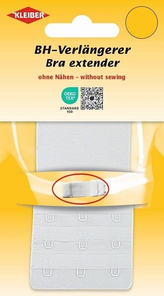 Bra Extension, Triple-hook 55 mm - White