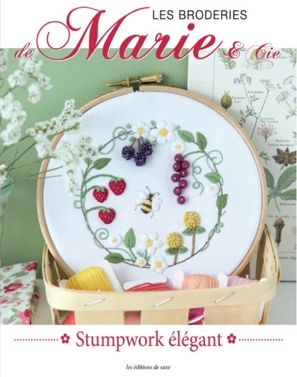 Les broderies de Marie & Cie - Stumpwork élégant