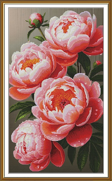 Lush peonies