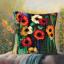 Cushion - Colorful Floral Pattern - Wildflowers