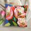 Cushion - Colorful Floral Pattern - Tulips