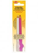 Fabric marking pencils - 2 pcs - White-Pink
