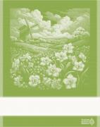 Kitchen towel - Paesaggio 1 - Green