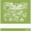 Kitchen towel - Paesaggio 1 - Green