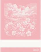 Kitchen towel - Paesaggio 1 - Pink