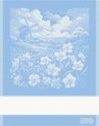 Kitchen towel - Paesaggio 1 - Blue