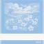 Kitchen towel - Paesaggio 1 - Blue
