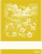 Kitchen towel - Paesaggio 1 - Yellow