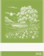 Kitchen towel - Paesaggio 2 - Green