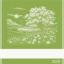 Kitchen towel - Paesaggio 2 - Green