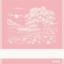 Kitchen towel - Paesaggio 2 - Pink