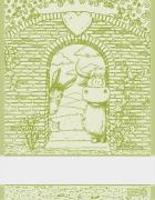 Kitchen towel - Happy Farm - Green