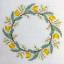 Tabel Runner - Tulip wreath