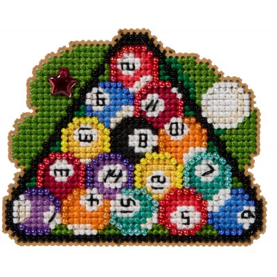 Seasonal Ornament: Pool Balls