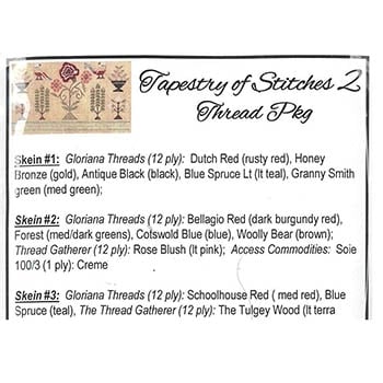 Tapestry Of Stitches 2 Thread Pak
