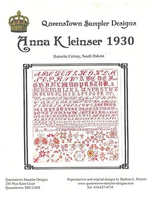 Anna Kleinser 1930